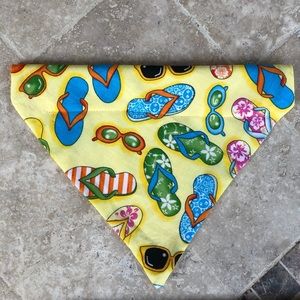 Sunglasses and Flip Flop Dog Bandana